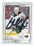 Charlie Coyle Signed 2018/19 O-Pee-Chee Card #267 - Autographed Hockey Cards