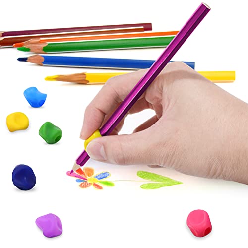 NUOBESTY 15 pcs Escrita Ajuda Ajuste Escrita Dos dispositivos de treinamento Lápis Suportes para cri