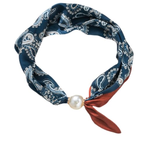 MIFYNN Silk Scarf Necklace for Woman Trendy Boho Scarf Necklace