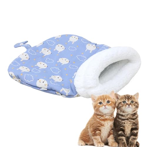 Weiche Und Warme Katzenschlafsack Flauschig, Schlafsack Für Katzen, Winterwarmes Katzenbett, Warmer Schlafsack Für Haustierkätzchen, Winter-Katzennestbett,bequemes Geeignet Für Katzen Und Kleine Hunde Weiche Und Warme Katzenschlafsack Flauschig, Schlafsack Für Katzen, Winterwarmes Katzenbett, Warmer Schlafsack Für Haustierkätzchen, Winter-Katzennestbett,bequemes Geeignet Für Katzen Und Kleine Hunde