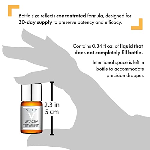 Vichy Liftactiv Vitamin C Serum, Brightening And Anti Aging Serum For Face With 15% Pure Vitamin C, Skin Firming And Antioxidant Facial Serum For Brightness And Moisturizing #TOP6