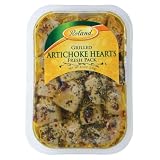 Roland Foods Grilled Artichoke Hearts Marinated in Vinegar and Oil, Specialty Imported Food, 8.3 Ounce, Pack...