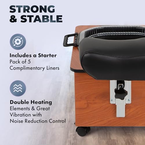 Pibbs DG103 spa portátil para pedicure con reposapiés ajustable miniatura 4
