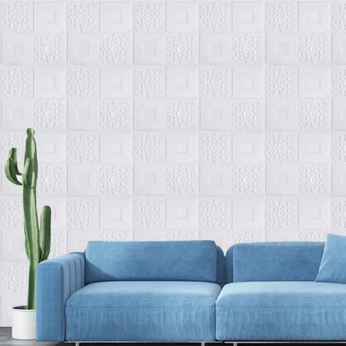 Paneles de pared 3D autoadhesivos para decorar salones modernos y dormitorios modernos 7