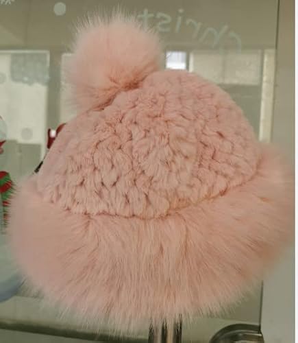Solid Color Russian Faux Fur Hat For Women, Winter Faux Fur Hat Fluffy Warm Hat For Women And Girls Gift #TOP4