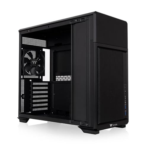 Image of Thermaltake TR300; Mid Tower; 1x120mm PWM Fan Included; ATX /mATX /mITX Support; 360mm Radiator Support; 410mm GPU Clearance; 260mm PSU Clearance; 165mm Air Cooler Clearance; Black; CA-11M-00M1WN-00