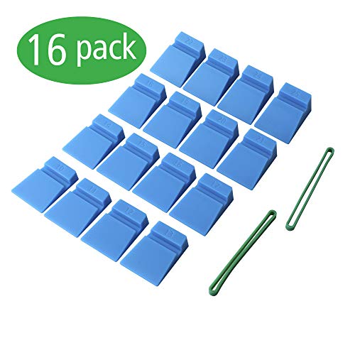 Nano Shield Wedge Angle Guides 16 Pack, 10-25 Degrees Premium Knife Sharpening Angle