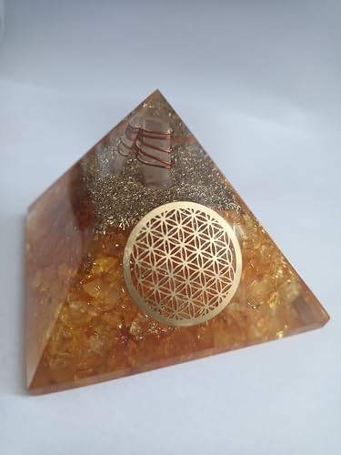 Orgonite de Protection énergétique en Citrine puissante contre le stress