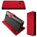 Produktbild caseroxx Handy Hülle Tasche kompatibel mit Gigaset GS3 Bookstyle-Case Wallet Case in rot