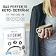 MCT-Öl-Pulver NUTRIBE Kokos C8 C10 mit Milcheiweiß 300 g | Creamer für Keto Diät | Ketose, intermittierendem Fasten, Low Carb Diät zum Abnehmen