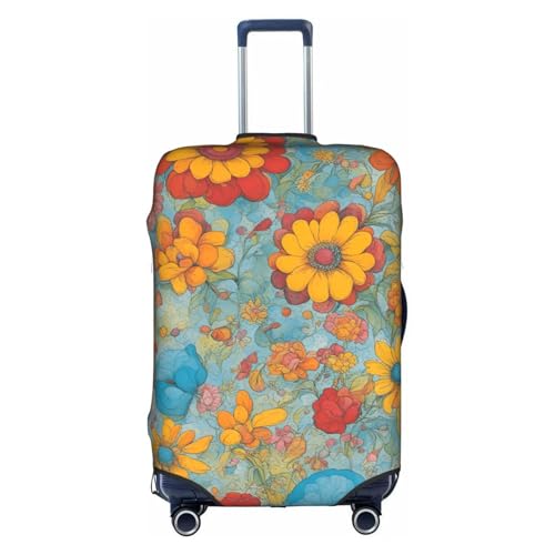 Bright Color Tsa Approved Luggage Cover For 18-32 Inch Suitcases Scratch-Resistant Stretch Luggage Cover