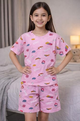 Image of Ninos Dreams Girls T Shirt with Shorts Set