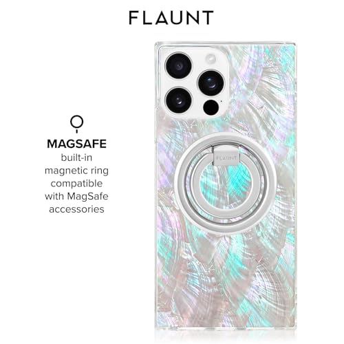 Flaunt Official Square iPhone 16 Pro Case - Mother of Pearl - image 5
