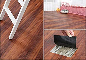 GlobalNiche Free Glue PVC self-Adhesive Flooring Wood Grain Household Sheet wear-Resistant Thick Flooring Color 904 2.0mm Thick Dimensions 1m2