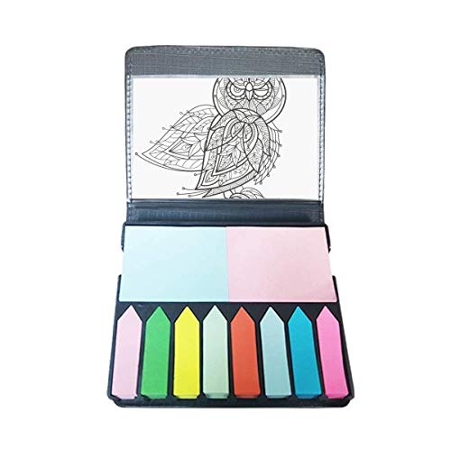 Oiseau Peinture Flying Line marque-page autocollant noir note couleur papeterie