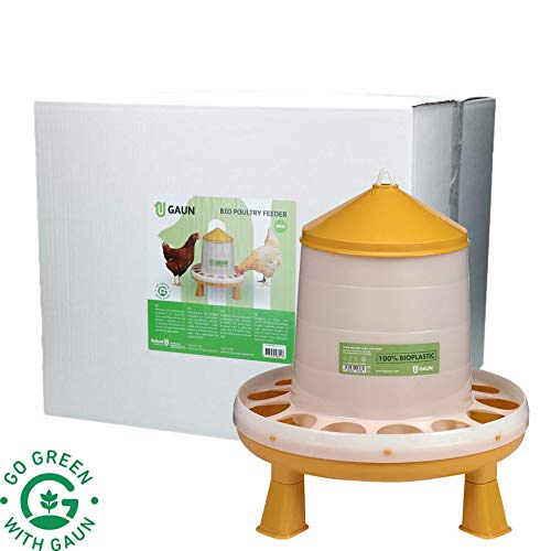 Gaun Zubehör für Käfig, Geflügelfutter, 8 kg, Bio, Zitronengrün, mit Füßen