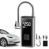 Elektrischer Luftkompressor, Luftpumpe für Elektroautos - Reifenpumpe für Autos - Der tragbare kabellose digitale Reifenfüller für die Effizienz 'Auto mit dem 'i Design