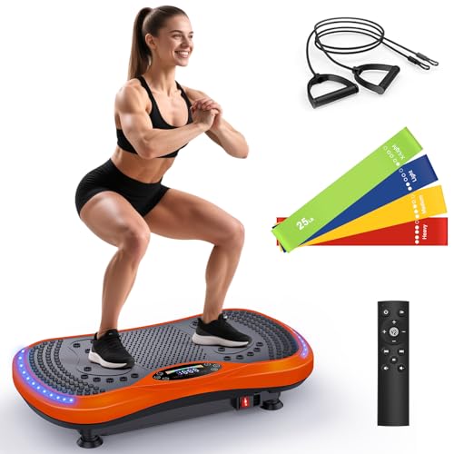 Machine vibration perte de poids et minceur, plateforme vibrante sport 200 niveaux
