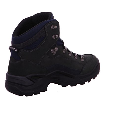 Image of LOWA Mens Renegade GTX Mid Dark Grey Navy Boots 11.5 US