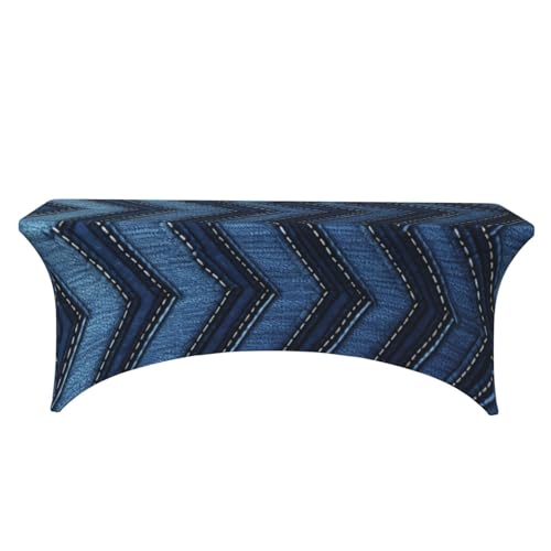Nappe élasthanne lavable et infroissable en denim dégradé stretch