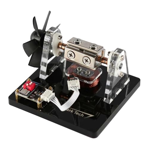 【Potenza efficiente】Il mini motore brushless fai da te funziona con un alimentatore di tipo C con soli 5 circa 0,5 A di corrente, garantendo un basso consumo energetico e un utilizzo fai da te sicuro