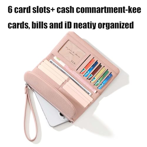 Unisex Pebble Real Leather Wallet, Unisex Pebble Leather Wallet, Suitable For Coins And Cards, New Upgraded Model (B)4