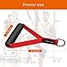 Coolrunner 2 Pair Resistance Band Handles Grips Fitness Strap Wide Design Heavy Duty Cable Handles with Solid ABS Cores, Heavy Gauge Welded D-Rings (4-Piece Set)