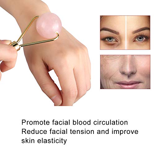 Rolo de Jade, Rolo de Massagem Facial, Ferramenta Anti-rugas para Ginástica de Pele Portátil Face Ti