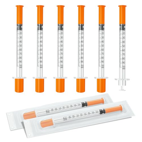 1ml Jeringa 31G 5/16" (8mm), U-100 Lab Supplies, Individually Wrapped Pack of 100
