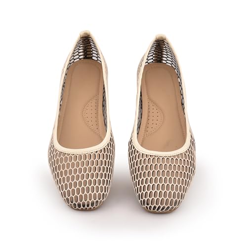 Image of CUSCINO Womens Breathable Net Ballet Flat