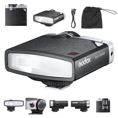 Godox Lux Junior デジカメ用ストロボ Amazon | GODOX Lux Junior レトロ カメラフラッシュ、小型 クリップ