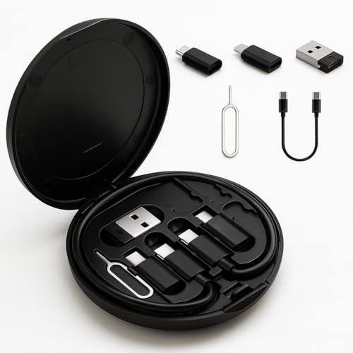 Yewseas Kit Adaptateur de Chargement USB Multifonction avec Câble USB-C vers USB 3.0 OTG, Adaptateur USB C,USB-L, 100W, Câble de Chargement 0.3M pour Smartphones, Tablettes, Ordinateurs Portables
