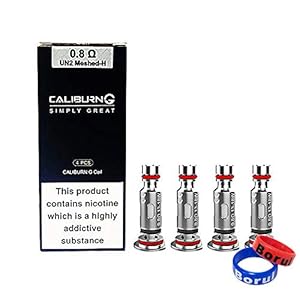 Uwell Caliburn G Coil 4PCS / Pack Caliburn G Pod bobines de remplacement 0.8Ω / 1.0Ω (DTL 0.8ohm)