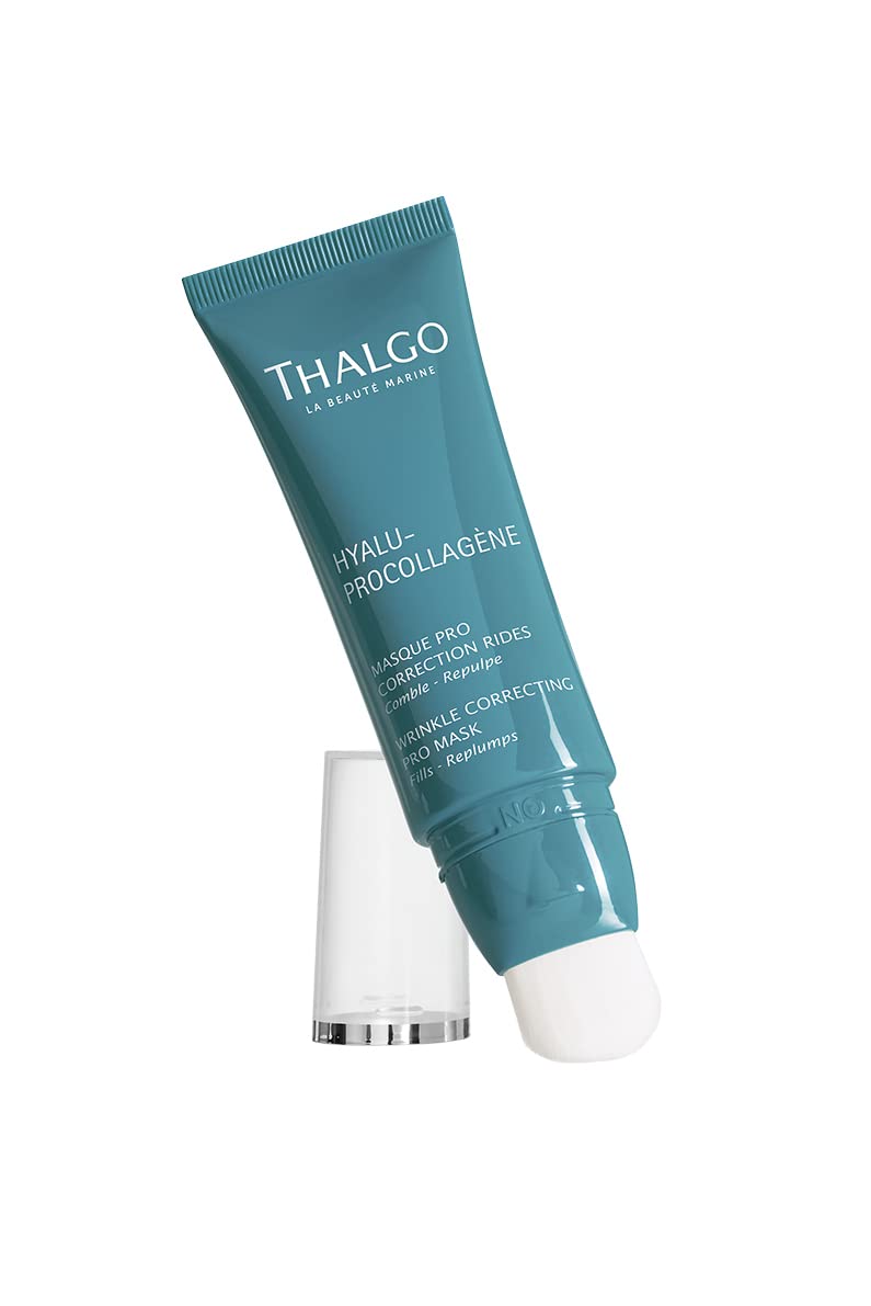 THALGO Marine Skincare, Wrinkle Correcting Pro Mask, Hyaluronic Acids and Marine Pro-Collagen Face Mask, 50ml, 1.69 fl. oz.