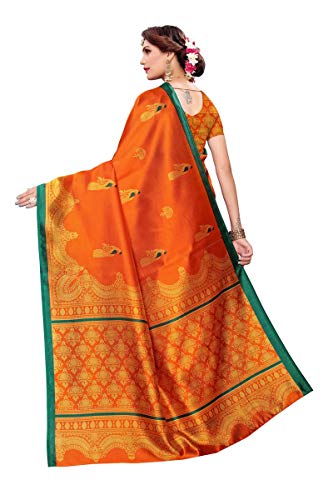 Image of ANNI DESIGNER Women's Crepe Straight Saree