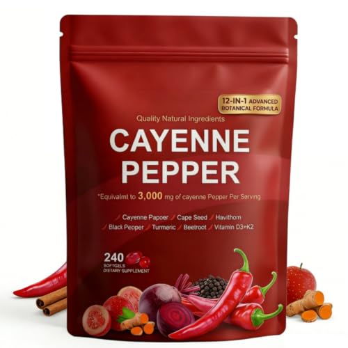 Vitalia Labs Organic Cayenne Pepper Capsule