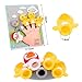 5 Duck Finger Puppets Toys, Soft Rubber Bath Animal Head finger Toys, Birthday Party Supplies Favors for Kids toddlers Boys Girls (Ducks_KB06)