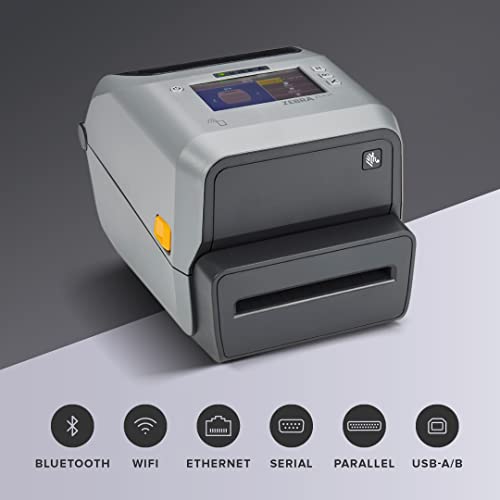 Image of Zebra ZD621 Thermal Transfer Shipping Label Printer | Color Touch LCD | 4x6