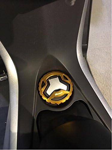 KKM 適合車種 NMAX nmax cnc タンクキャップ 青 [並行輸入品]