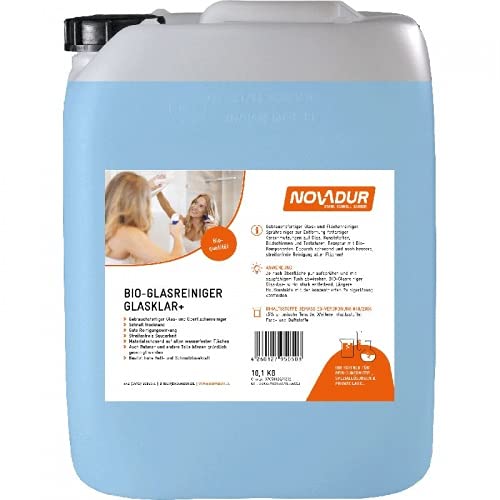 NOVADUR Glasklar+ Bio-Glasreiniger, 10 Liter