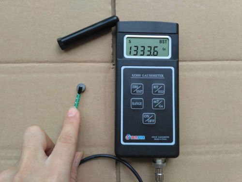 Image of SJ300 High-Precision Tesla Gauss Meter, 0.01mT Resolution Magnetic Field Tester with Residual Magnetic Measurement Function