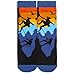 Lavley Rise and Climb Socks - Funny Outdoor Socks for Men and Women Who Love Rock Climbing and Hiking - Gift for Campers and Nature Fans - One Size Fits Most