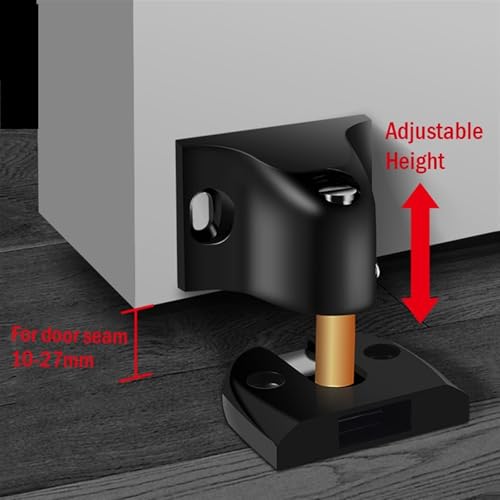 Butée de porte réglable au sol sans perçage pour bloquer discrètement vos ouvertures