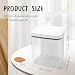 Holyenten Brown sugar storage container with clay, 2-quart (64-ounce) airtight kitchen storage jar with spoon – clear food-grade glass jar to keep brown sugar moist and soft.