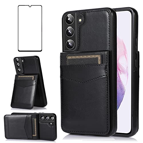 Étui antichoc Samsung S22 Plus Asuwish pour éviter les rayures d'écran et la perte de cartes