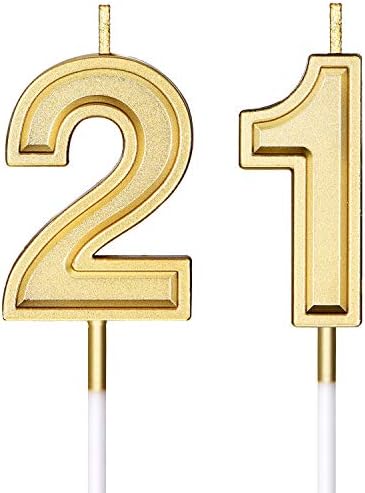 21st Birthday Candles Cake Numeral Happy Birthday Cake Candles To...