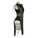 ADuchessCos Mortal Kombat Sub-Zero Reptile Scorpion Cosplay Costume Female Sexy Suit with Mask Ninja Fighter Uniform, XX-Large, WPS22110308-XXL, Green