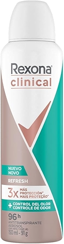 Rexona Clinical Aerossol Refresh 96H 150Ml