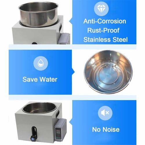 Image of 2 /3 /5L Digital Thermostatic Water Bath, Stainless Steel Heating Equipment, Precise Temperature Control, Adjustable Inner Tank, Ideal for Laboratory & Chemical Applications