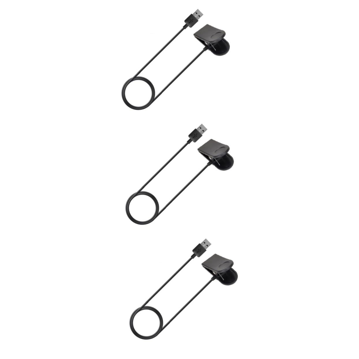 jojofuny 3piezas Cargador Para Relojes Inteligentes Clip De Carga Rápida y Estable Cable De Compatible Vivoactive Hr Para Uso Oficina y Viajes